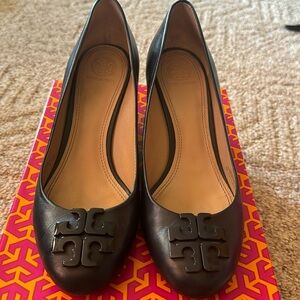 Tory Burch Lowell Navy Wedge